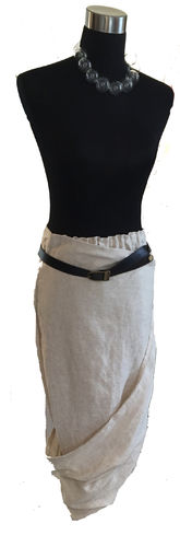 Wrap skirt Cream 7012