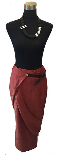 Wrap skirt Terracotta 8004