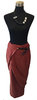 Wrap skirt Terracotta 8004